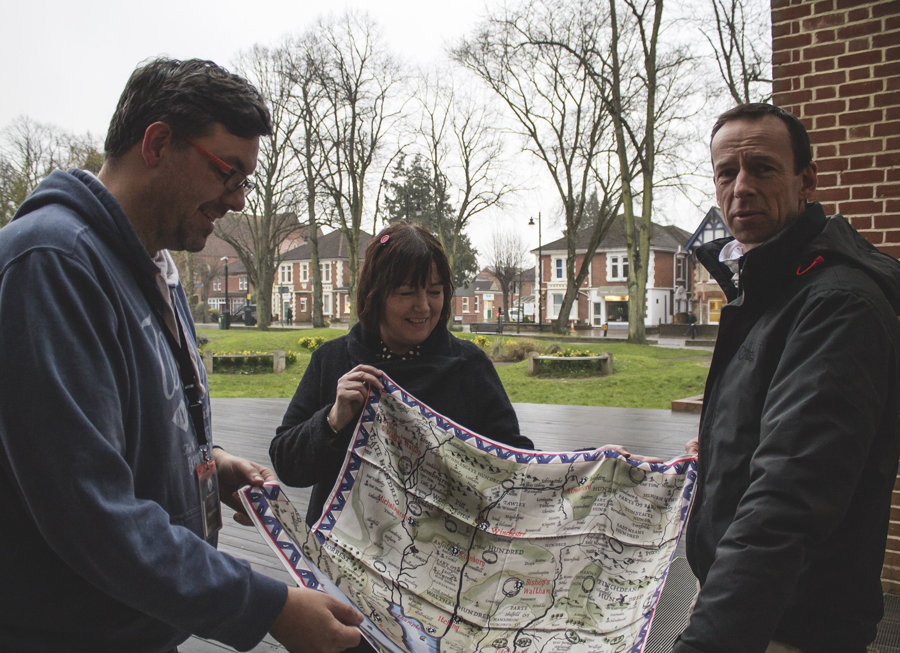 Interactive map review with Road to Agincourt team