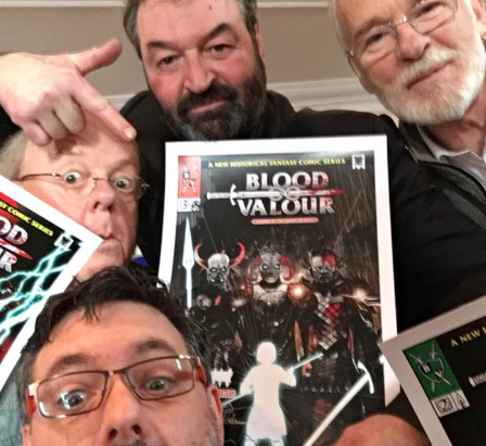Game of Thrones Cast visit the Blood and Valour Team